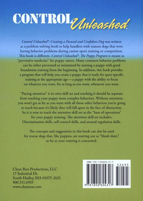 Control Unleashed: Creating a Focused and Confident Dog by Leslie McDevitt