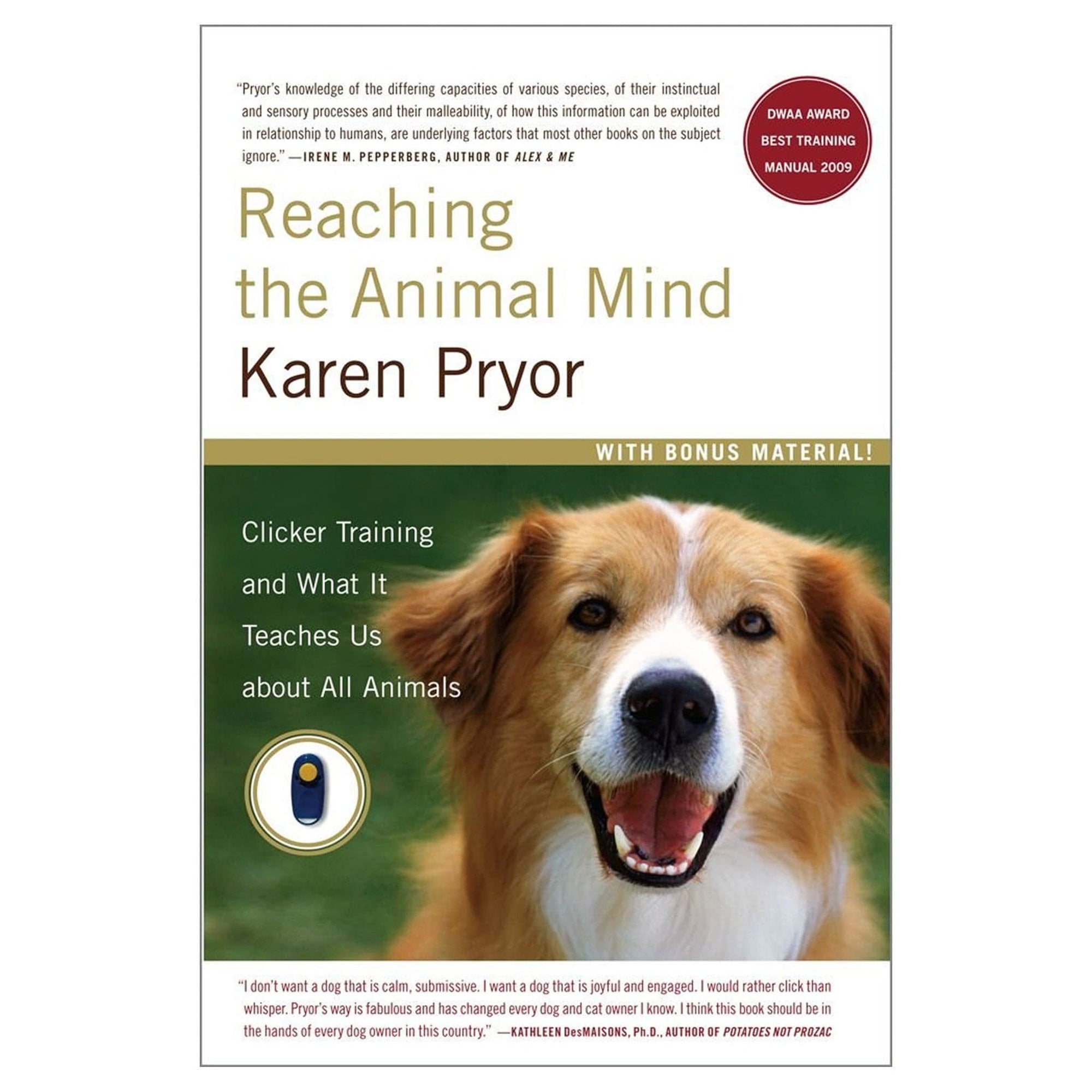 Reaching the Animal Mind by Karen Pryor