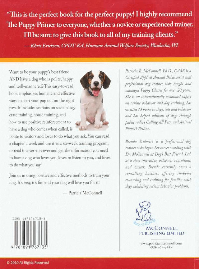 The Puppy Primer by Patricia B. McConnell and Brenda Scidmore