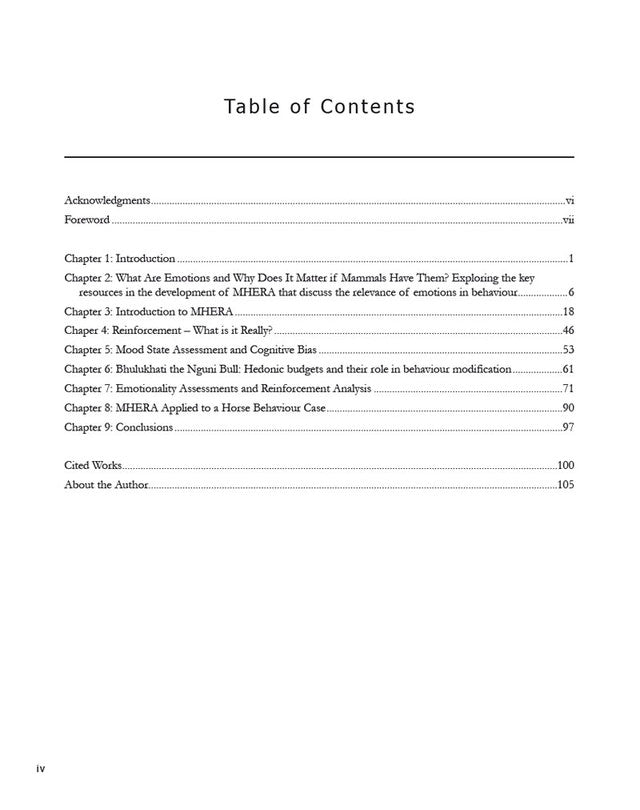 Mood Matters: MHERA: An Innovative Assessment Approach to Animal Emotionality in the Treatment of Behavior Problems