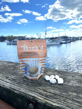 Totally Hook'd Freeze-Dried Scallops - Karen Pryor Clicker Training