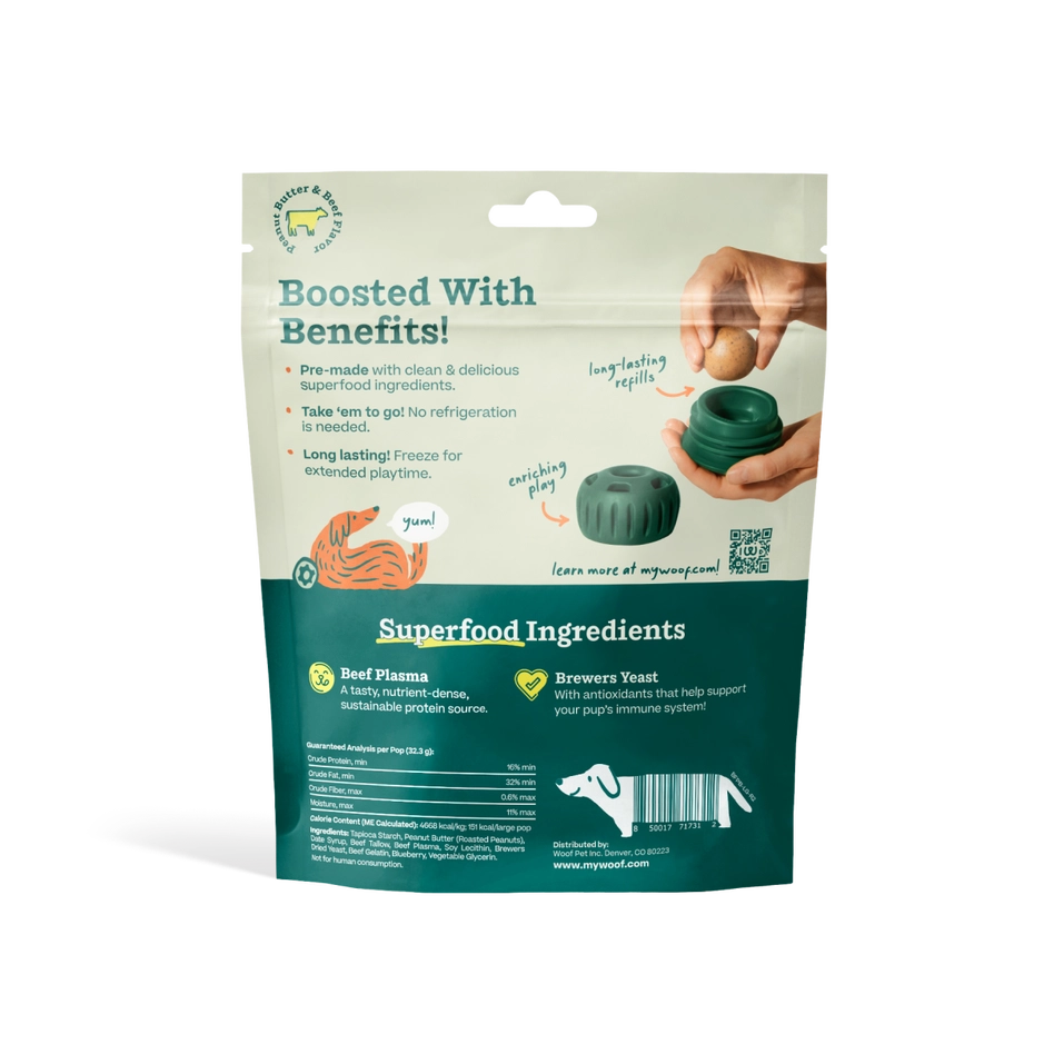 Pupsicle Pops - Peanut Butter & Beef - Extra Large