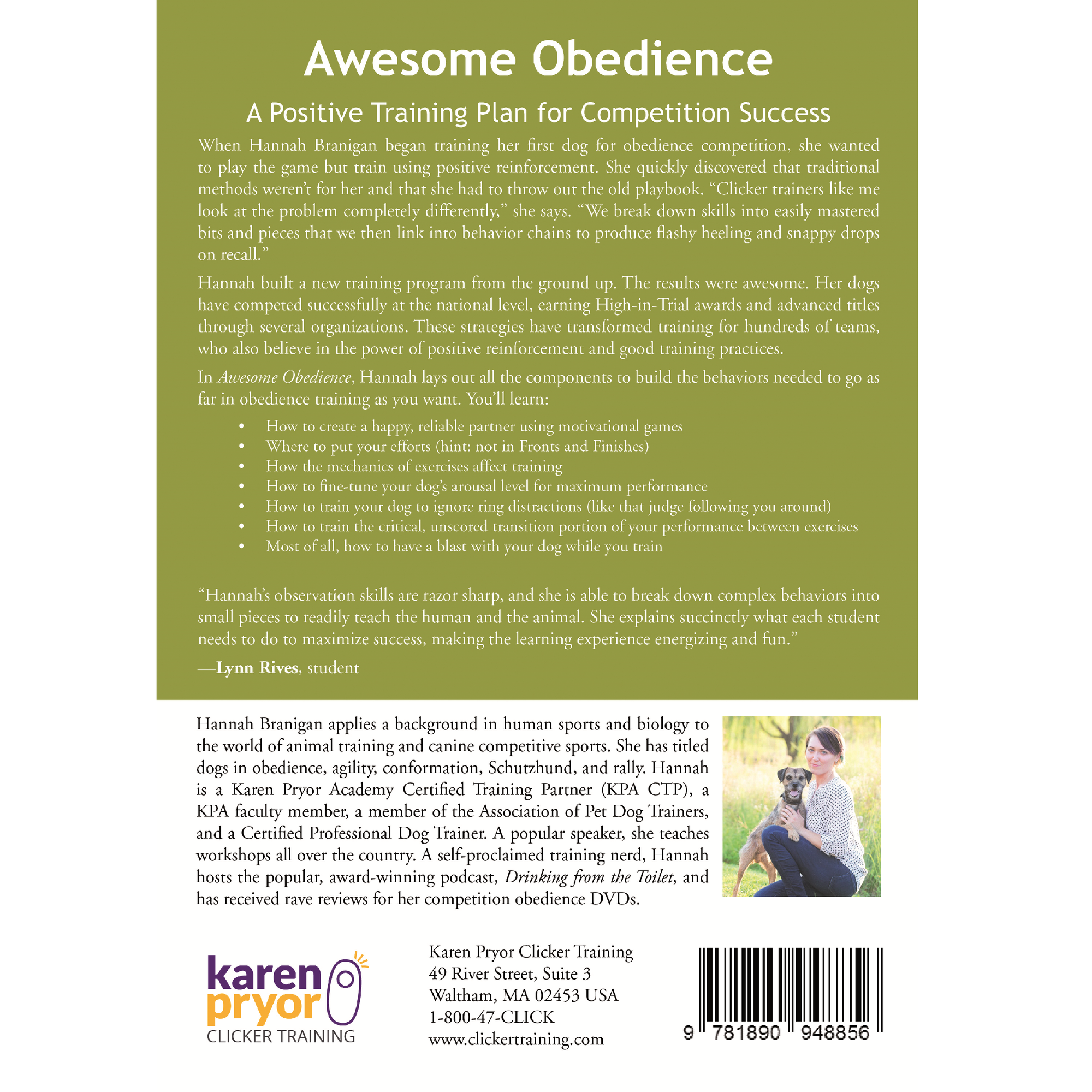 Awesome Obedience: A Positive Training Plan for Competition Success