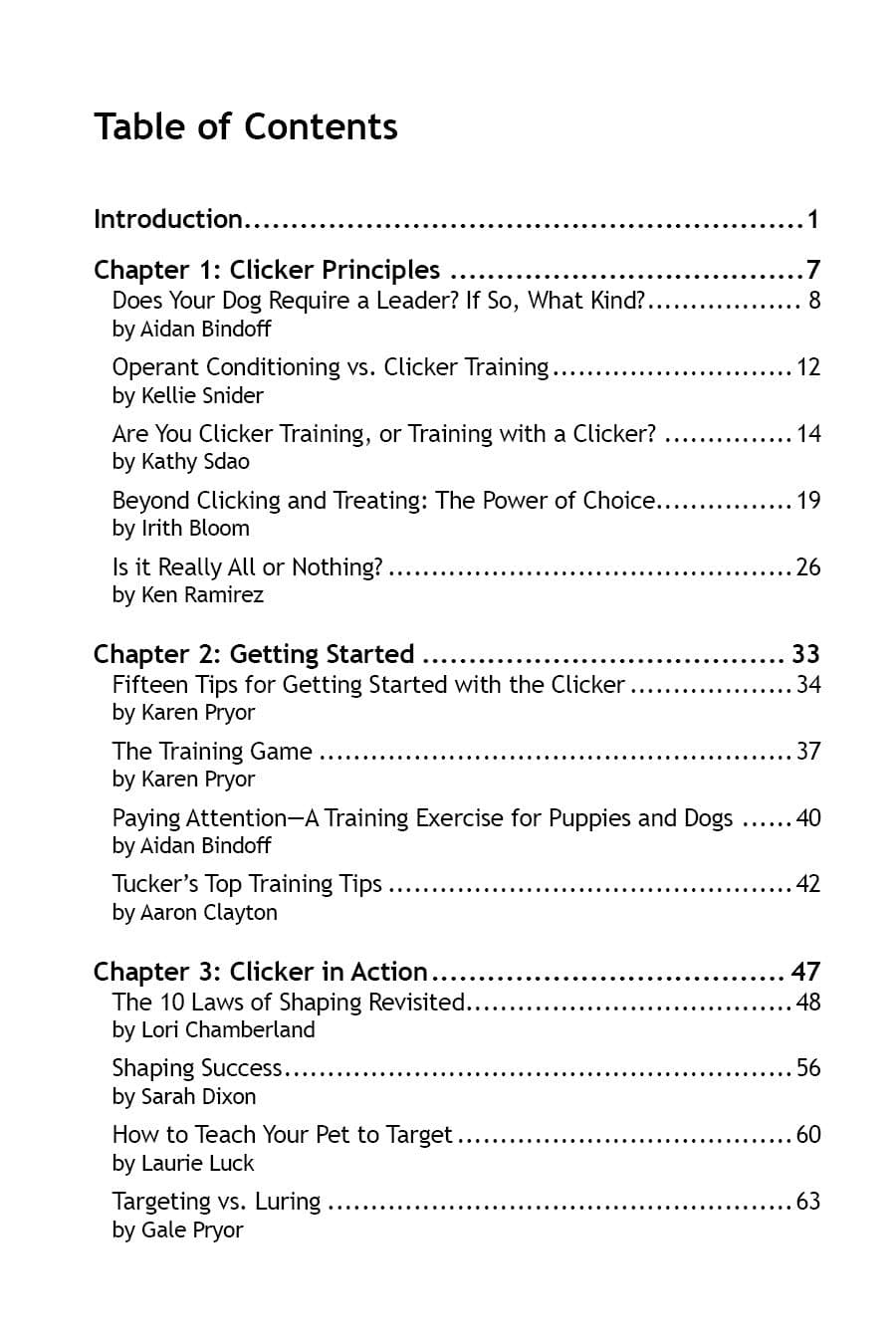 Better Together: The Collected Wisdom of Modern Dog Trainers Edited by Ken Ramirez