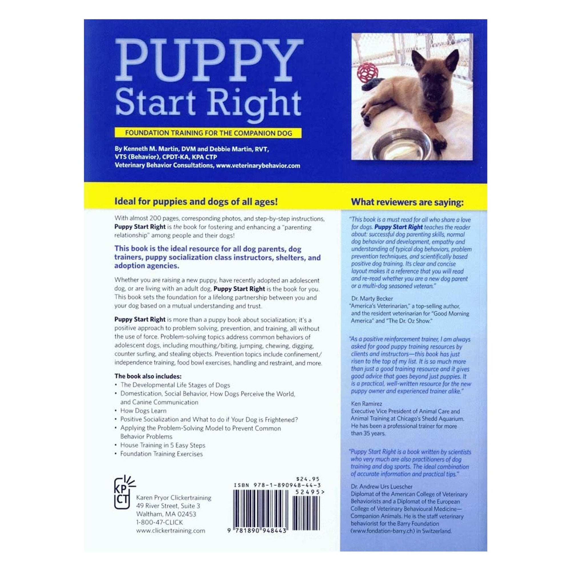 Dog　Puppy　for　Start　Pryor　Right:　Clicker　Foundation　Training　the　Companion　Karen　Training